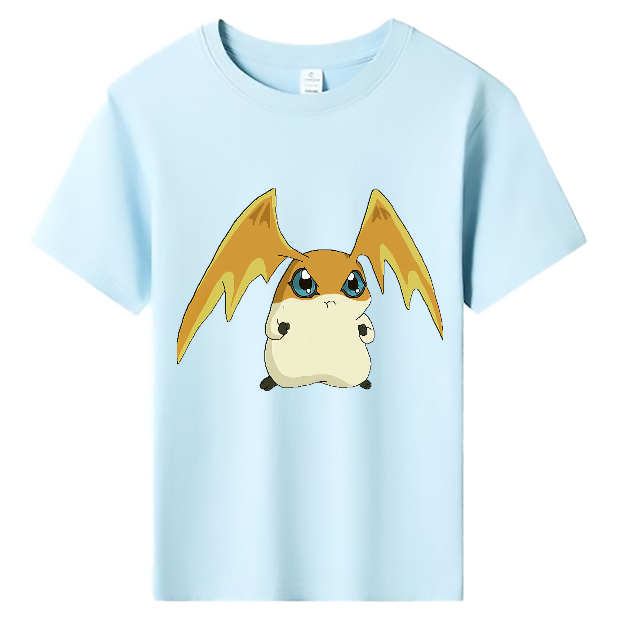 （画像用） Digimon デジタルモンスター/デジモン 綿100％キッズTシャツ（フロントプリント）